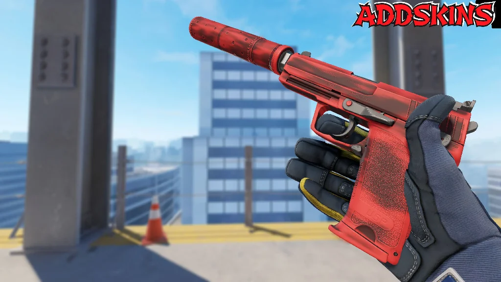 USP-S | Bleeding Edge inspecting
