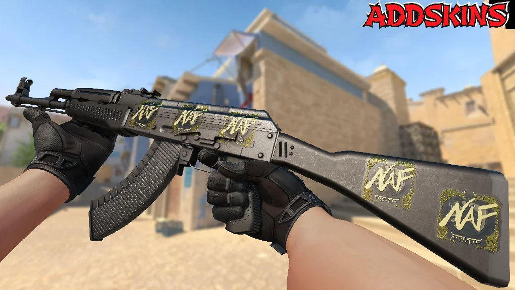 Sticker | NAF (Gold) | Austin 2025 inspecting