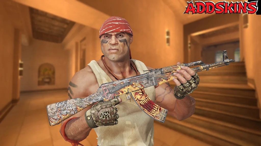 AK-47 | Searing Rage pose-1