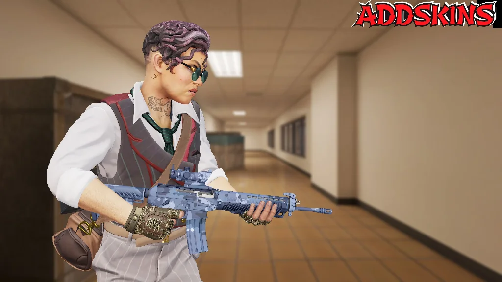 SG 553 | Night Camo pose-3
