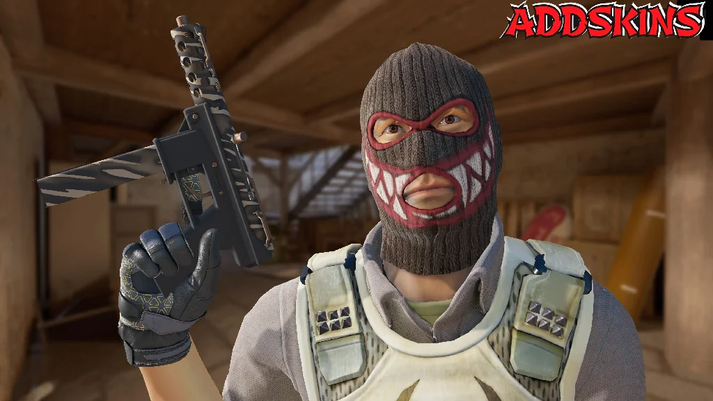 Tec-9 | Tiger Stencil pose-2
