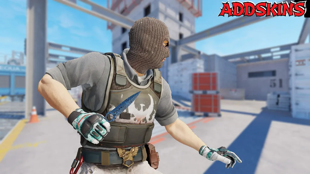 ★ Skeleton Knife | Damascus Steel pose-3