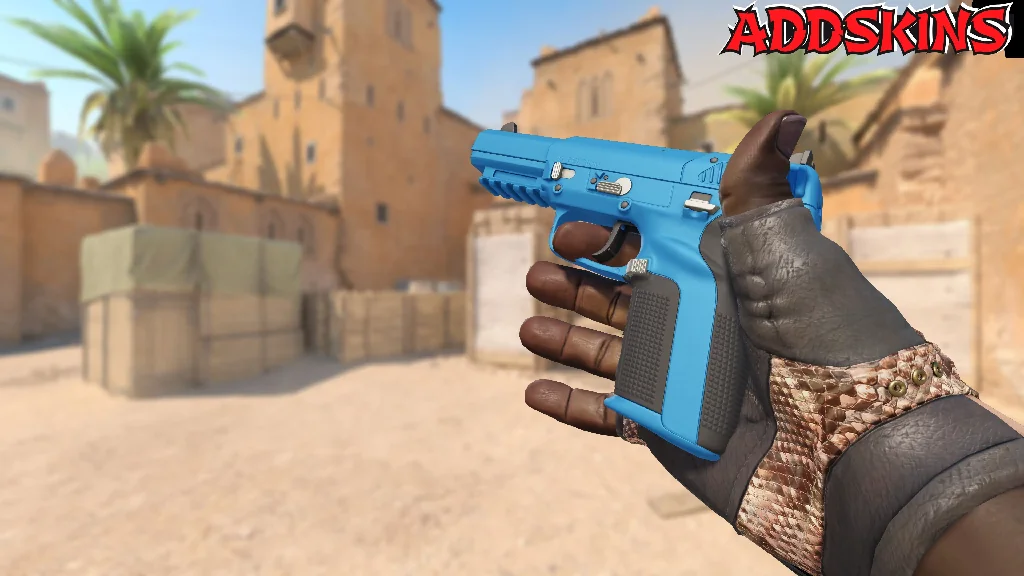 Five-SeveN | Sky Blue inspecting