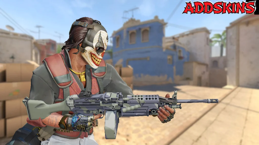M249 | Sage Camo pose-3
