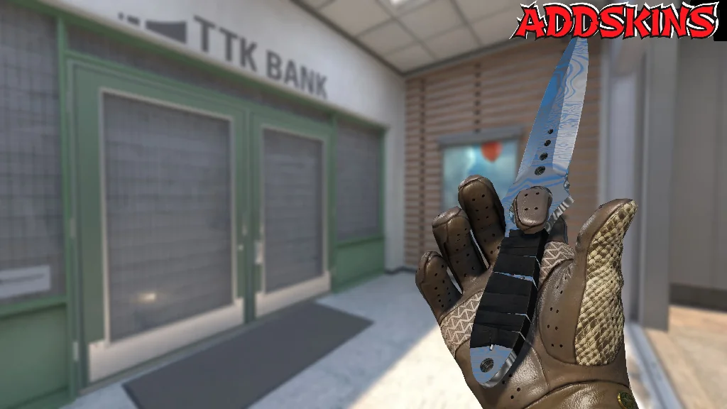 ★ Skeleton Knife | Damascus Steel inspecting