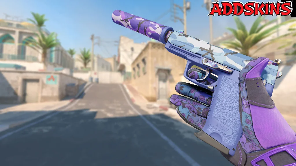USP-S | Alpine Camo inspecting