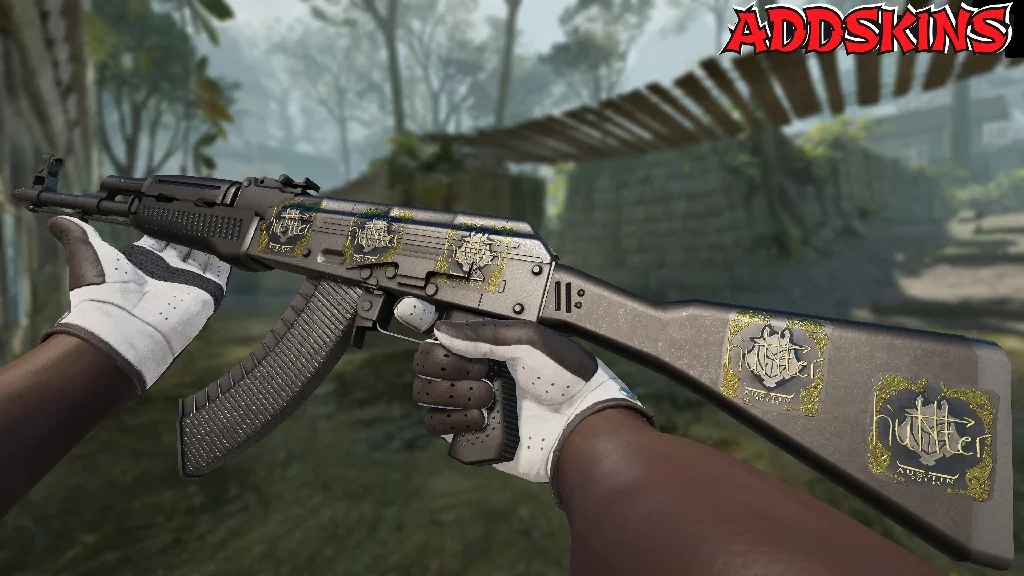 Sticker | huNter- (Gold) | Austin 2025 inspecting