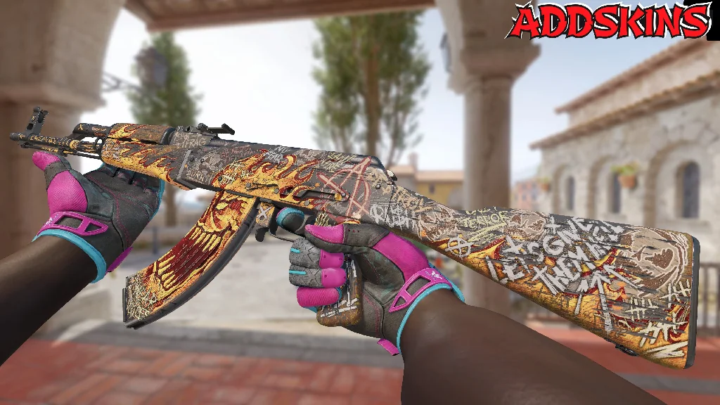 AK-47 | Searing Rage inspecting