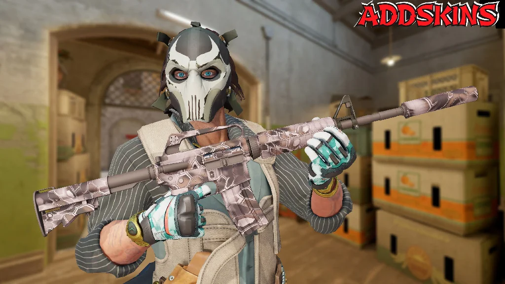 M4A1-S | Rose Hex pose-1
