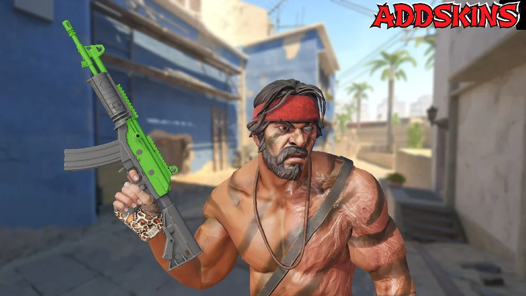 Galil AR | Green Apple pose-2