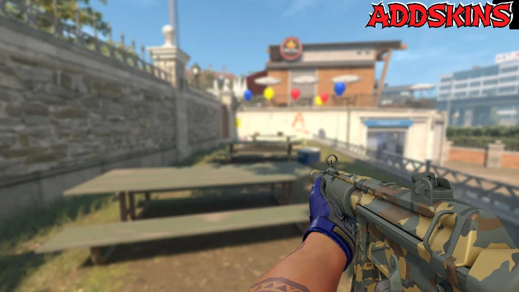 MP5-SD | Gold Leaf holding