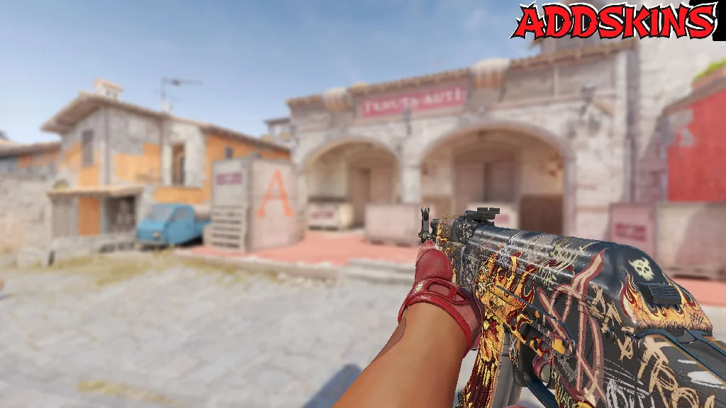 AK-47 | Searing Rage holding