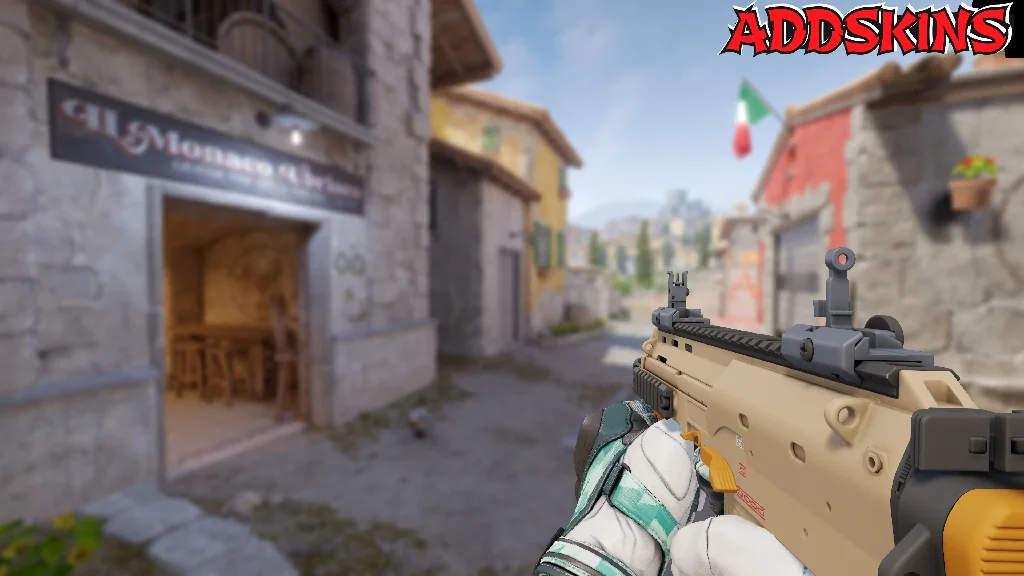 MP7 | Short Ochre holding