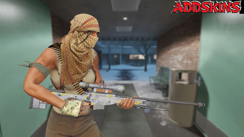 AWP | Arsenic Spill pose-3