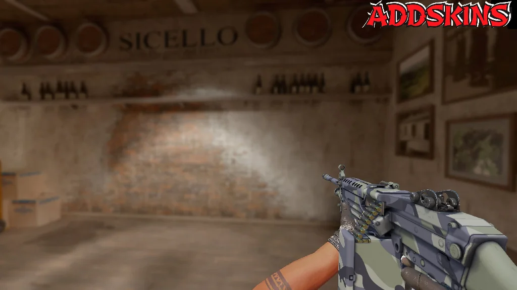 M249 | Sage Camo holding