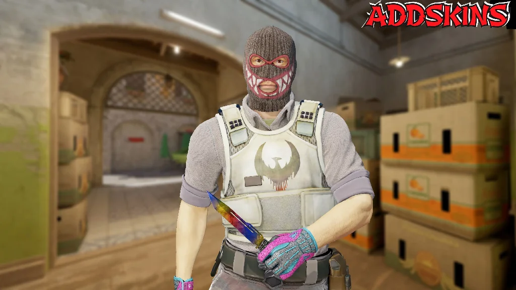 ★ Paracord Knife | Marble Fade pose-1