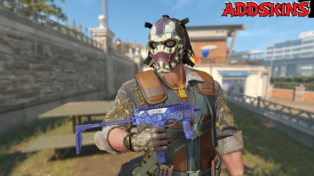 MP9 | Cobalt Paisley pose-1