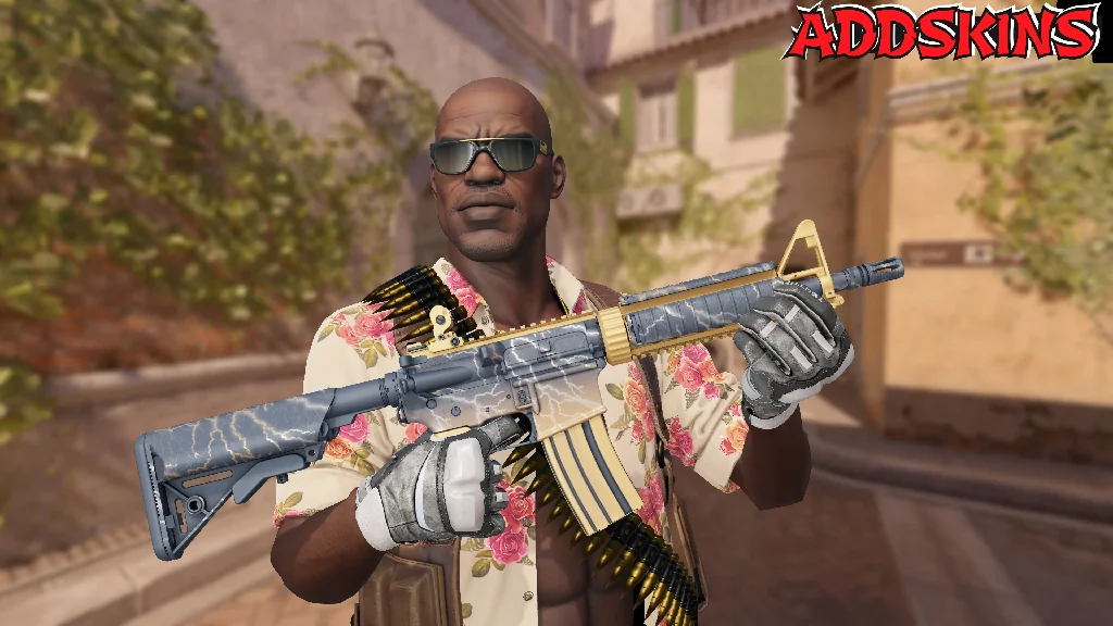 M4A4 | Sheet Lightning pose-1