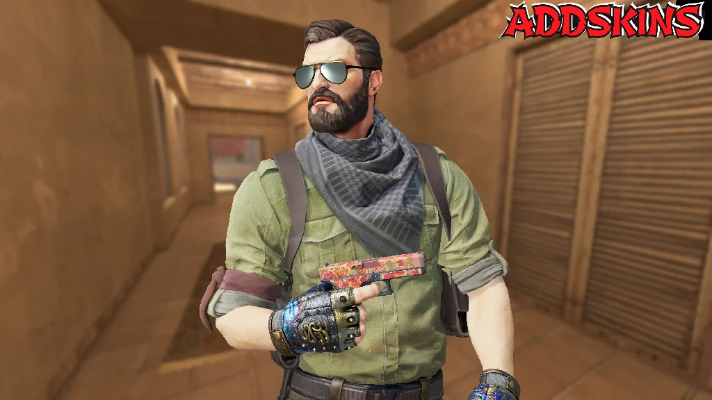 Glock-18 | Coral Bloom pose-1