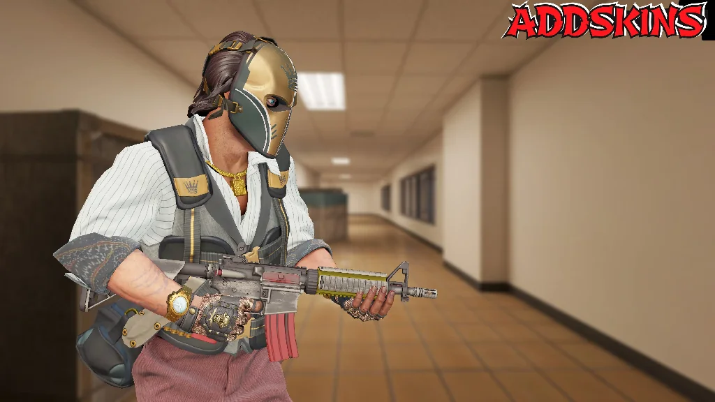 M4A4 | Steel Work pose-3