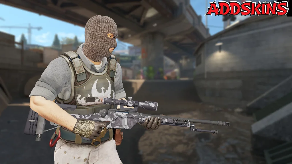 SSG 08 | Grey Smoke pose-3