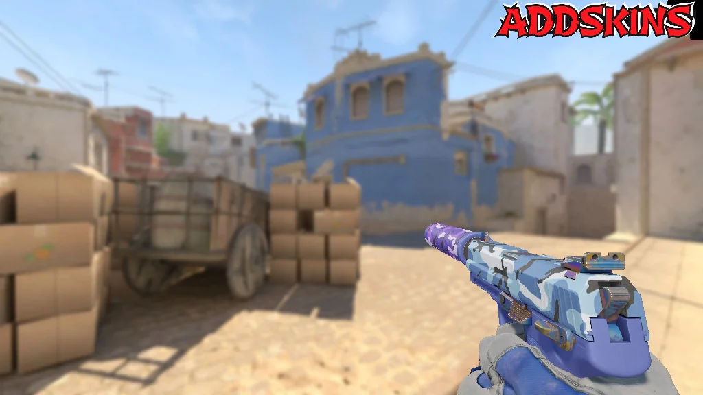 USP-S | Alpine Camo holding