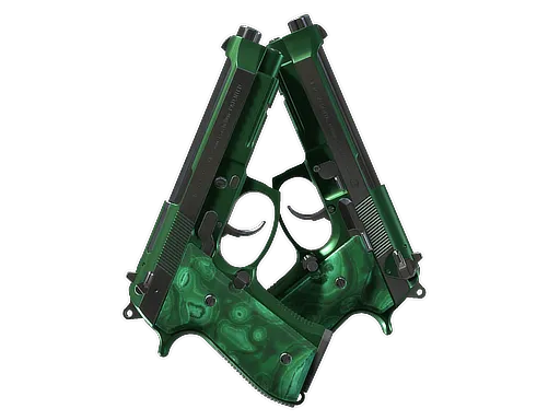Dual Berettas | Полированный малахит