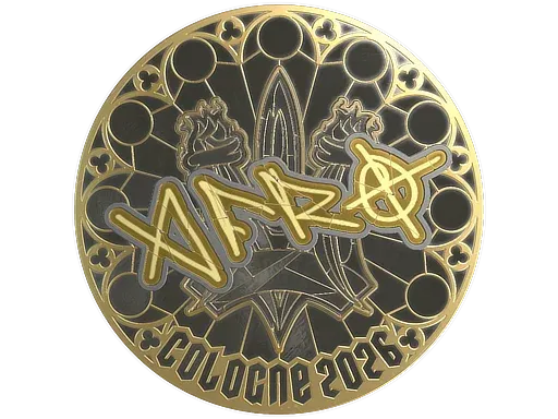 Sticker | afro (Gold) | Cologne 2026