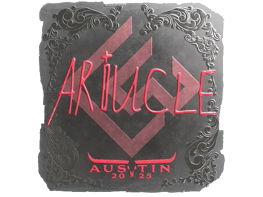 Наклейка | Ariucle (металлическая) | Остин-2025