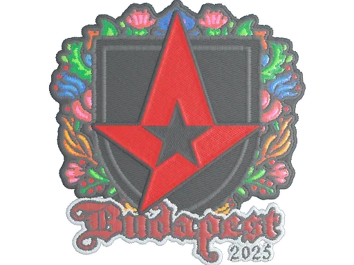 Наклейка | Astralis (вышитая) | Будапешт-2025