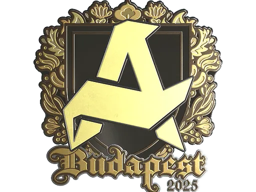 Наклейка | Aurora (золотая) | Будапешт-2025