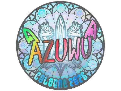 Sticker | AZUWU (Holo) | Cologne 2026