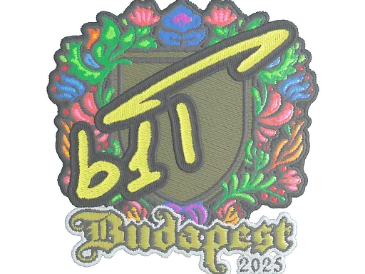 Наклейка | b1t (вышитая) | Будапешт-2025
