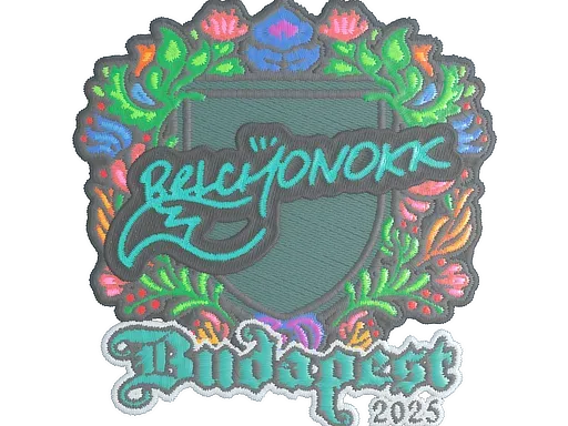 Наклейка | BELCHONOKK (вышитая) | Будапешт-2025