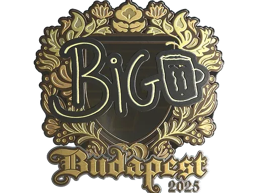 Sticker | biguzera (Gold) | Budapest 2025