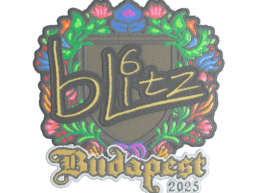 Наклейка | bLitz (вышитая) | Будапешт-2025