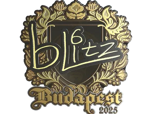 Sticker | bLitz (Gold) | Budapest 2025