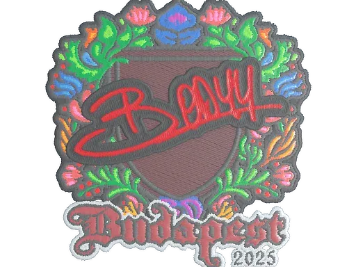 Наклейка | bodyy (вышитая) | Будапешт-2025