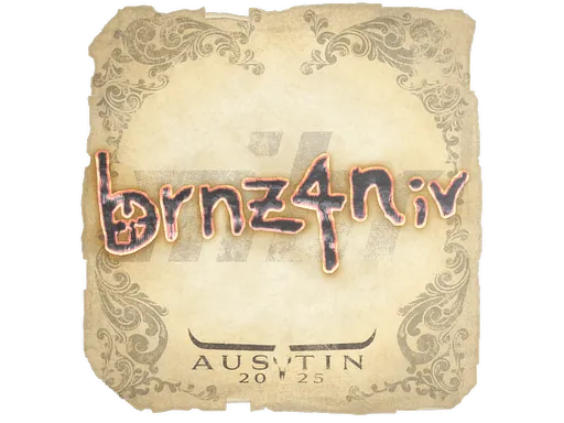Наклейка | brnz4n | Остин-2025