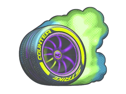 Sticker | Burnout (Lenticular)