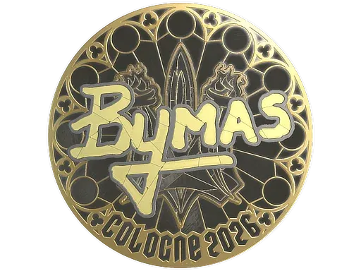 Sticker | Bymas (Gold) | Cologne 2026