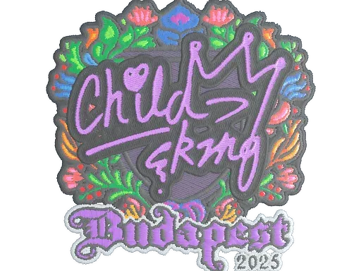 Наклейка | ChildKing (вышитая) | Будапешт-2025