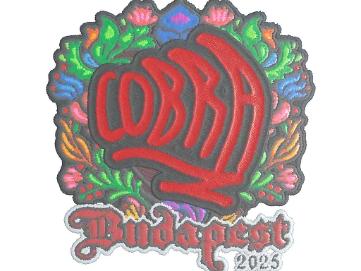 Наклейка | cobra (вышитая) | Будапешт-2025