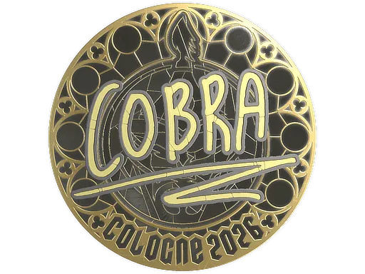 Sticker | cobra (Gold) | Cologne 2026