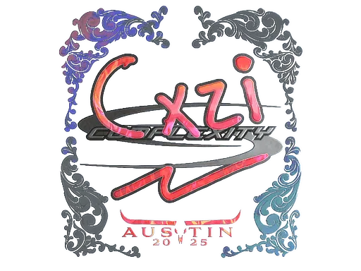 Наклейка | Cxzi (голографическая) | Остин-2025