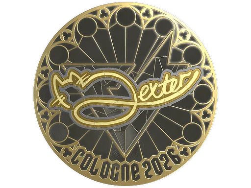 Sticker | dexter (Gold) | Cologne 2026
