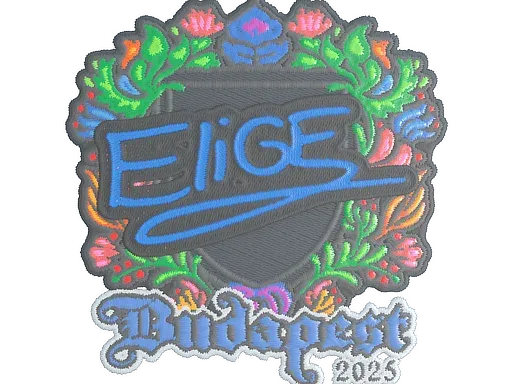 Наклейка | EliGE (вышитая) | Будапешт-2025