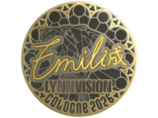 Sticker | EmiliaQAQ (Gold) | Cologne 2026