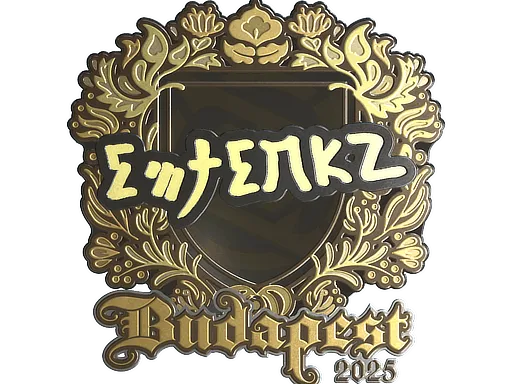 Наклейка | ewjerkz (золотая) | Будапешт-2025