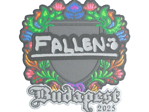 Наклейка | FalleN (вышитая) | Будапешт-2025
